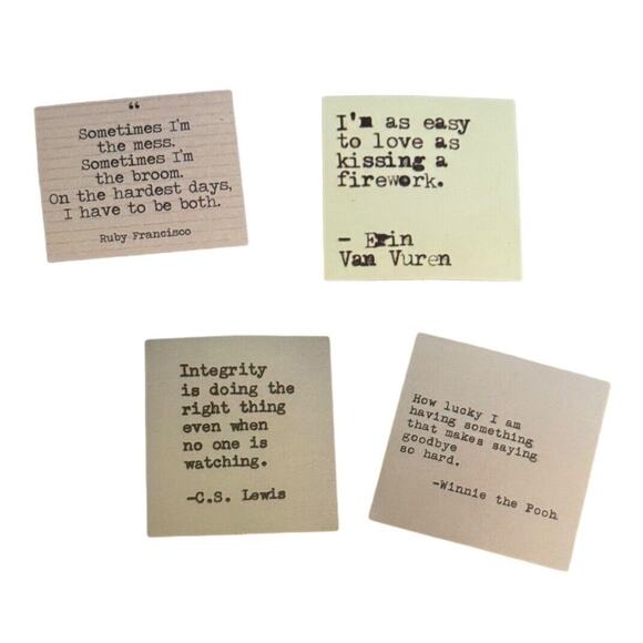 Inspirational Quotes Stickers Lot Of 30 Journaling Cup Laptop Locker Happiness - Picture 2 of 10